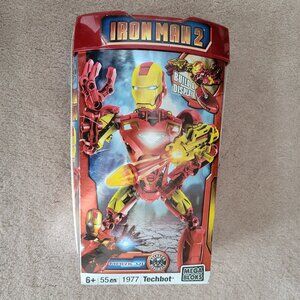 Mega Bloks Iron Man 2 Techbot 55 Piece Set NWT
